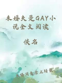 未婚夫是GAY小说全文阅读