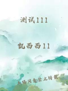 测试111