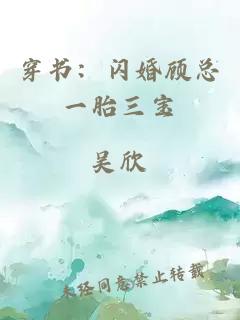 穿书：闪婚顾总一胎三宝